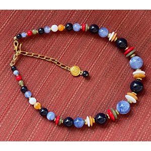 Striking Vintage Liz Claiborne Necklace 1980 90s Statement Designer